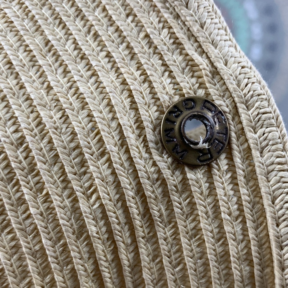 Peter Grimm Tan and Gold Wide-Brimmed Sun Hat - Picture 5 of 10